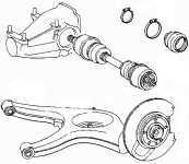 Hinterachse